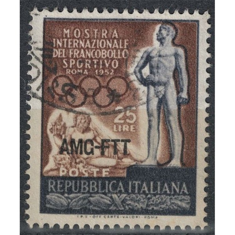 TRIESTE A 1952 US Sports Stamp