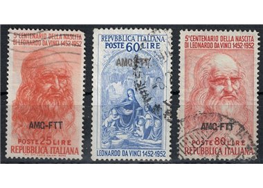 TRIESTE A 1952 Leonardo da Vinci 3v us