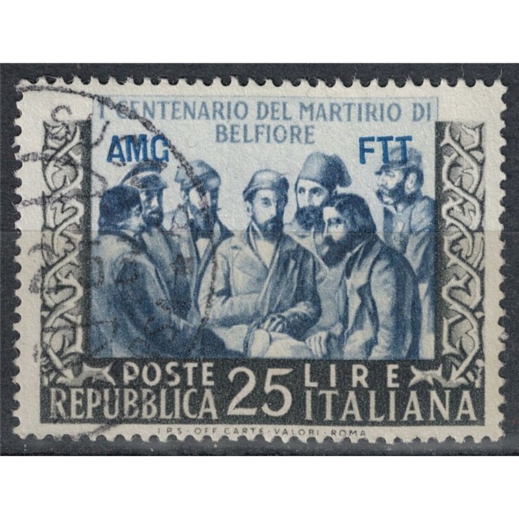 TRIESTE A 1953 Martirio di Belfiore us