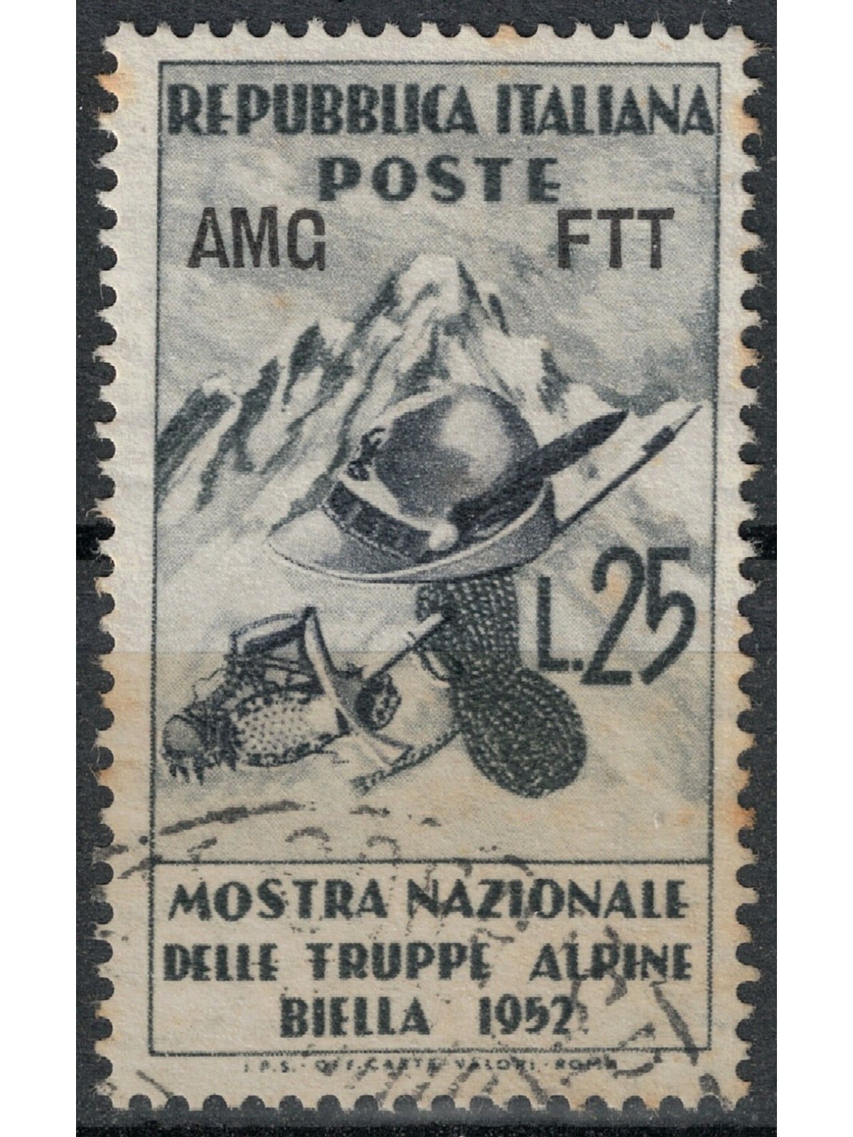 TRIESTE IN 1952 US Alpine Troops