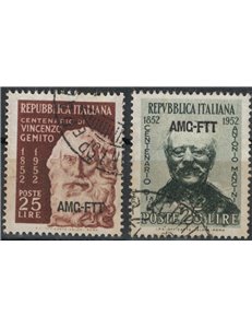 TRIESTE A 1952 Vincenzo Gemito and Antonio Mancini 2v us