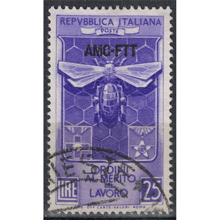 TRIESTE A 1953 Order of Merit for Labor us