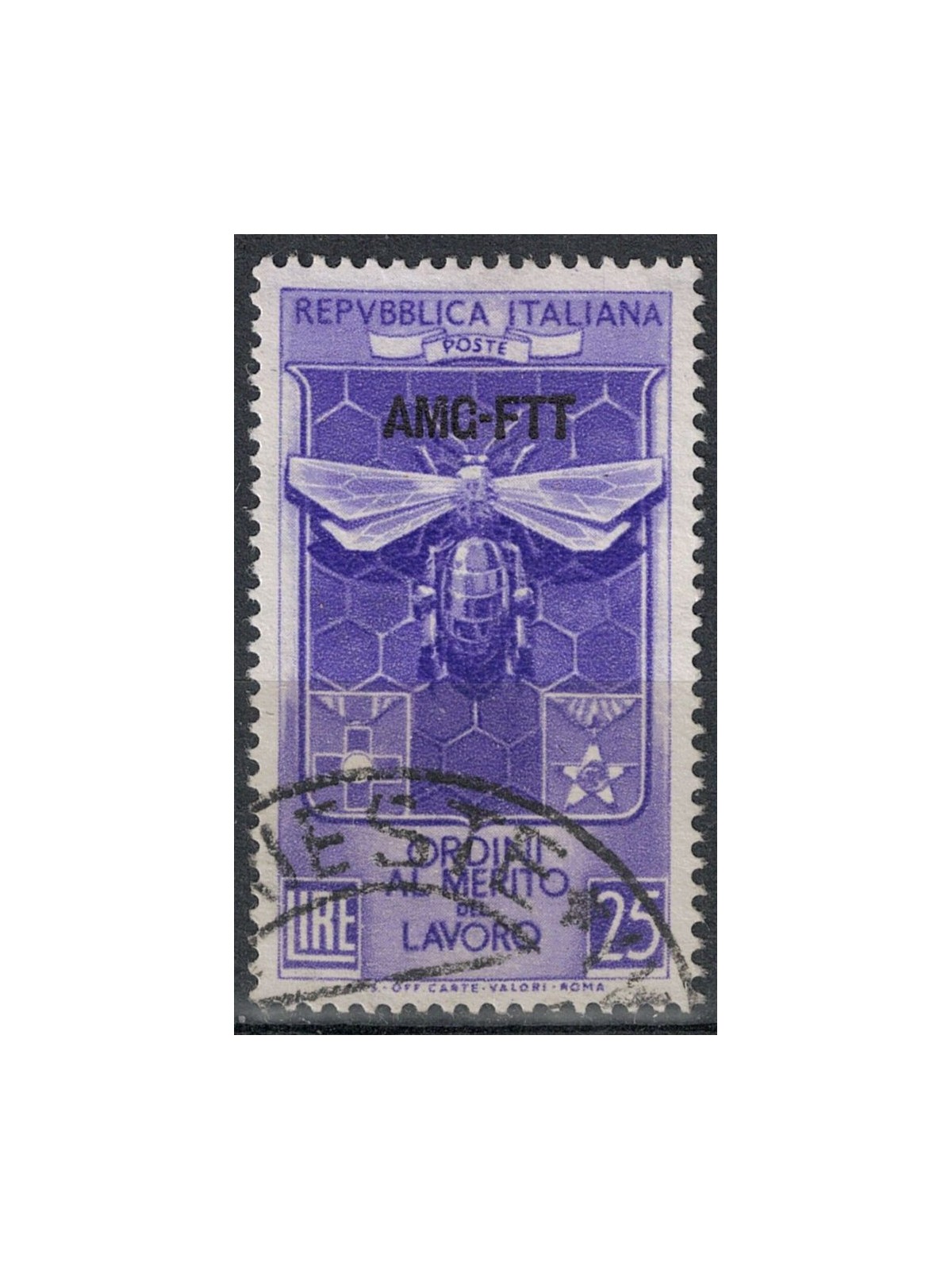 TRIESTE A 1953 Order of Merit for Labor us