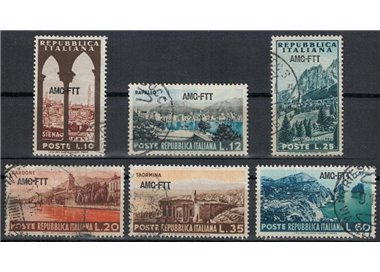 TRIESTE A 1954 Tourist propaganda 6v us