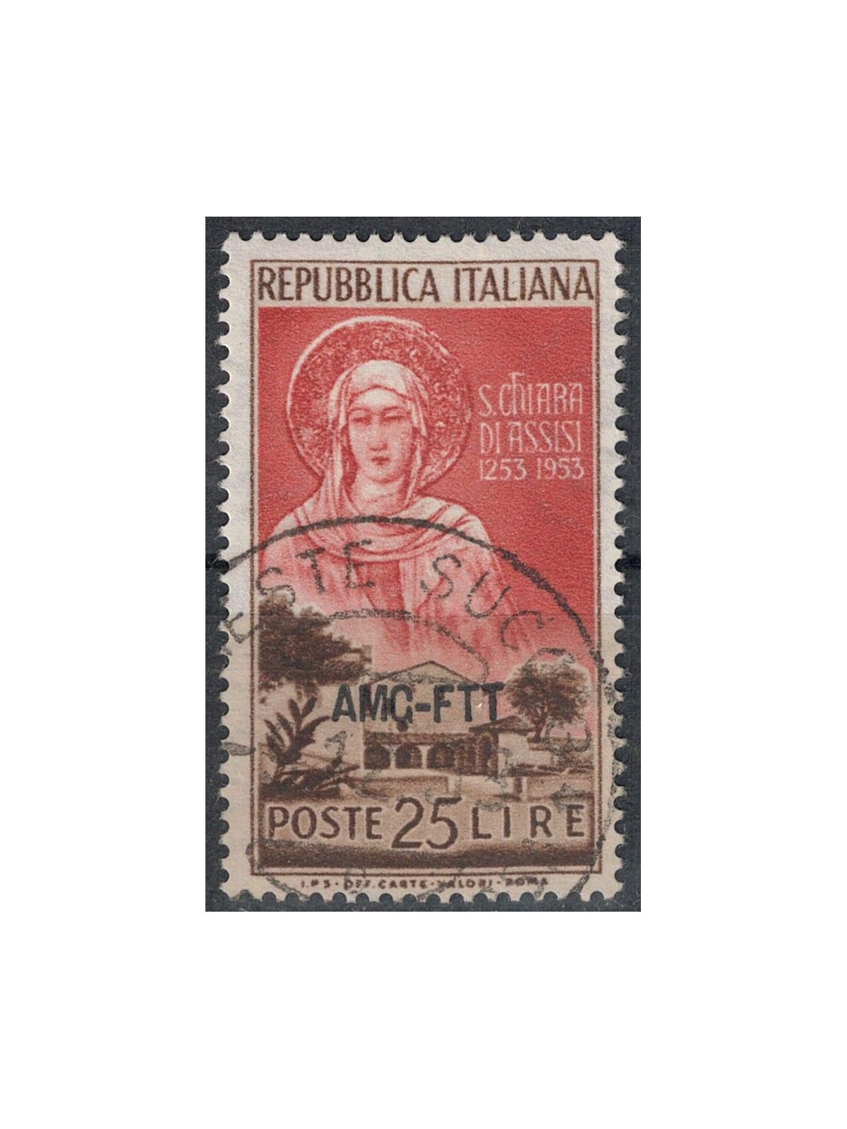 TRIESTE A 1953 Santa Chiara di Assisi us