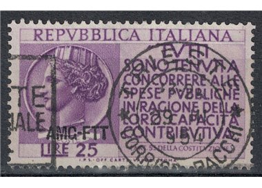 TRIESTE A 1954 Denuncia del reddito us