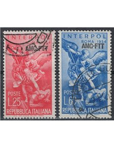 TRIESTE A 1954 Interpol 2v us