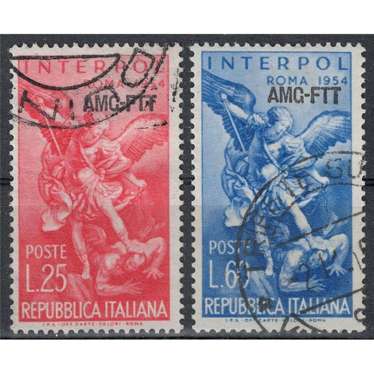 TRIESTE A 1954 Interpol 2v us