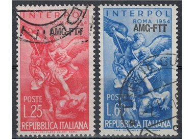 TRIESTE A 1954 Interpol 2v us