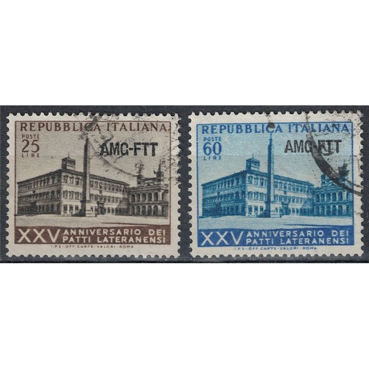 TRIESTE A 1954 Lateran Pacts 2v us