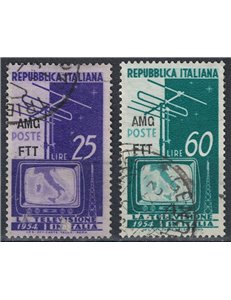 TRIESTE A 1954 Televisione nazionale 2v us