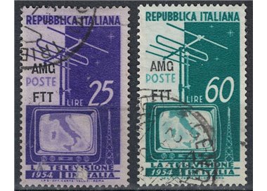 TRIESTE A 1954 National Television 2v us