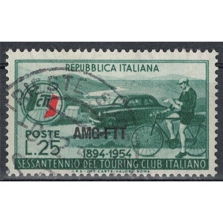 TRIESTE A 1954 Italian Touring Club us
