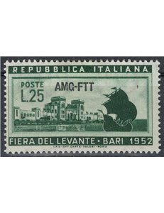 TRIESTE AT 1952 Fiera del Levante MH*
