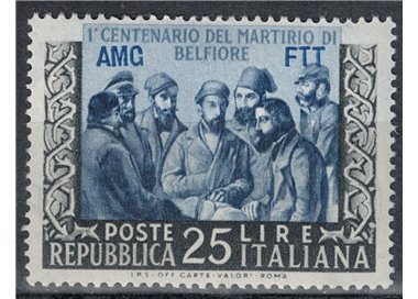 TRIESTE A 1953 Martirio di Belfiore MH*