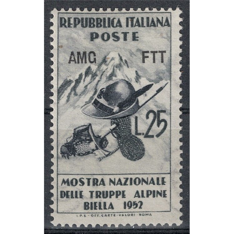 TRIESTE A 1952 Truppe Alpine MH*