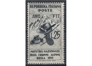 TRIESTE A 1952 Truppe Alpine MH*