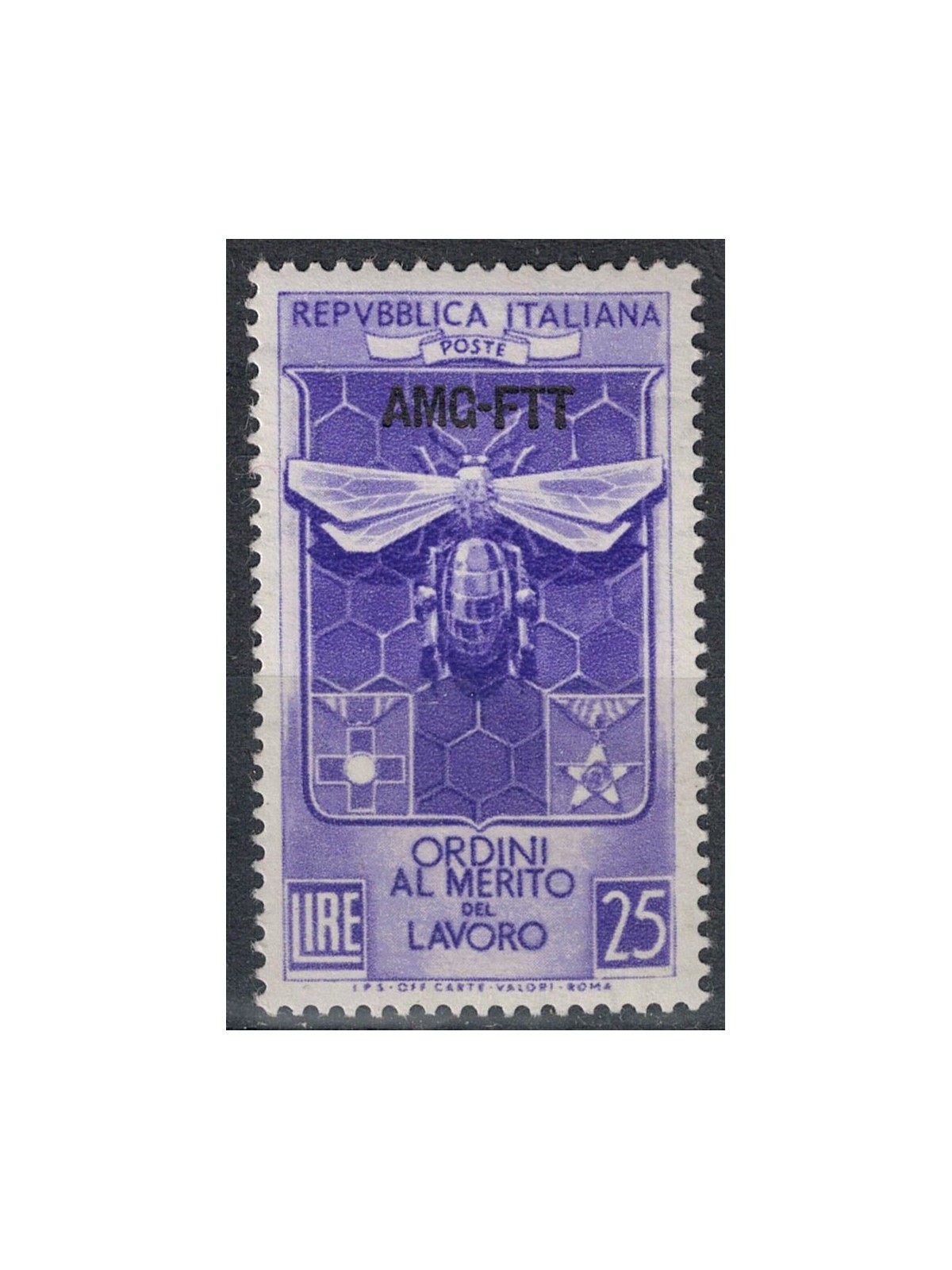 TRIESTE A 1953 Order of Merit for Labour MH*