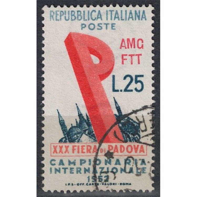 TRIESTE A 1952 Fiera di Padova us