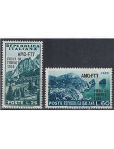 TRIESTE A 1954 Trieste Fair 2v MH*
