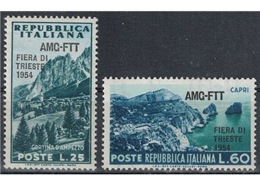 TRIESTE A 1954 Trieste Fair 2v MH*