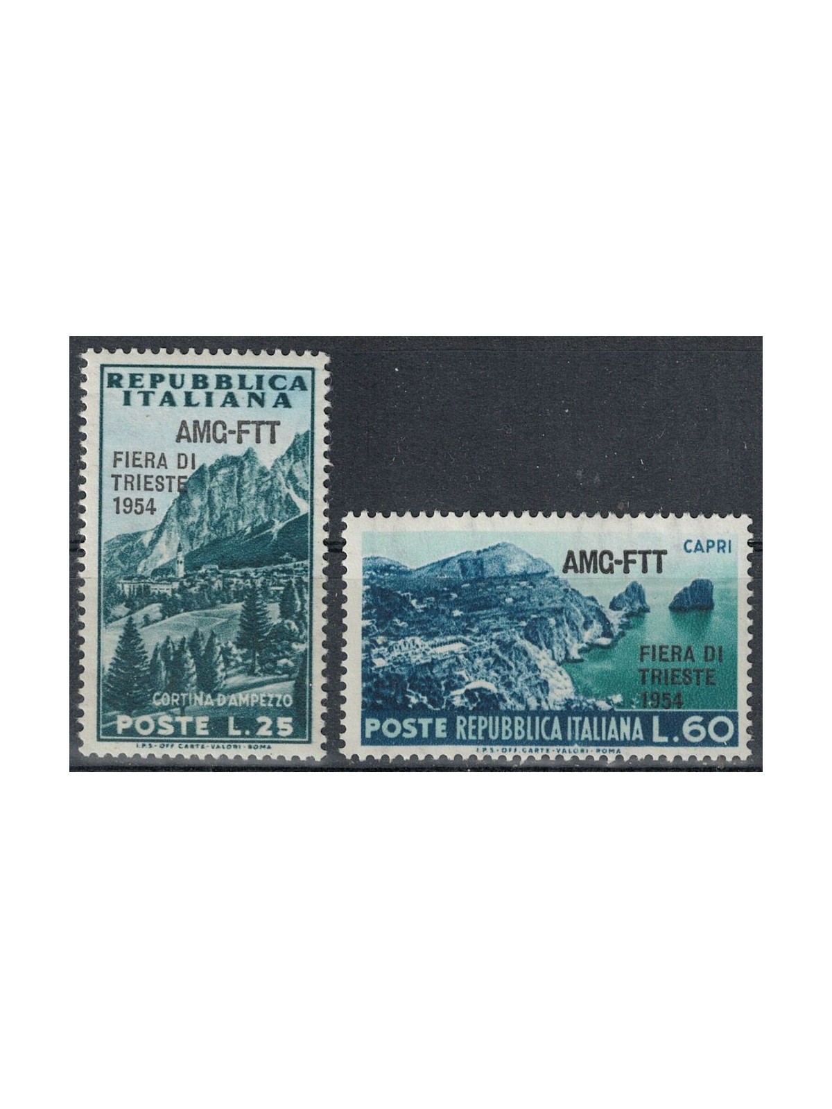 TRIESTE A 1954 Trieste Fair 2v MH*