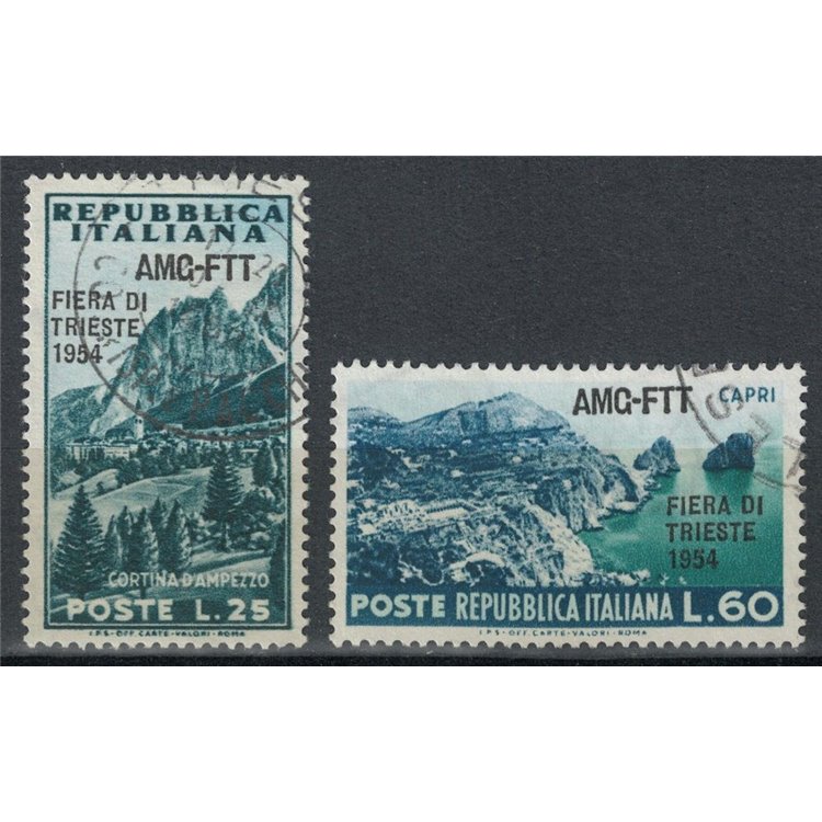 TRIESTE A 1954 Trieste Fair 2v us
