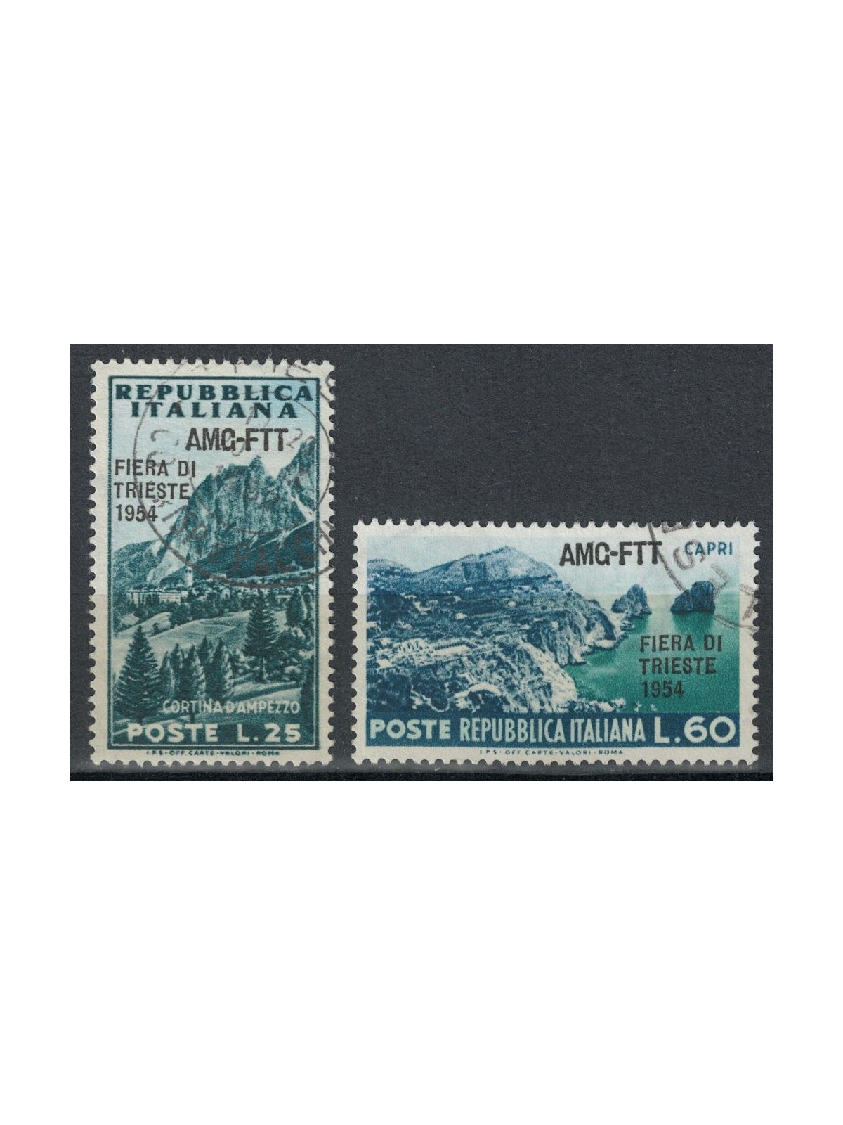 TRIESTE A 1954 Trieste Fair 2v us
