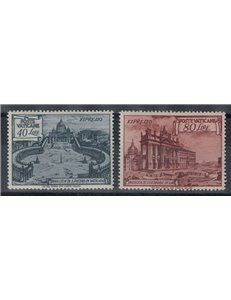 VATICAN 1949 Roman Basilicas, express 2v MNH**