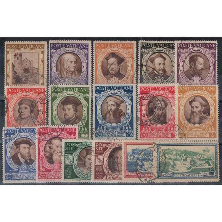 VATICANO 1946 Annata Completa 16v us
