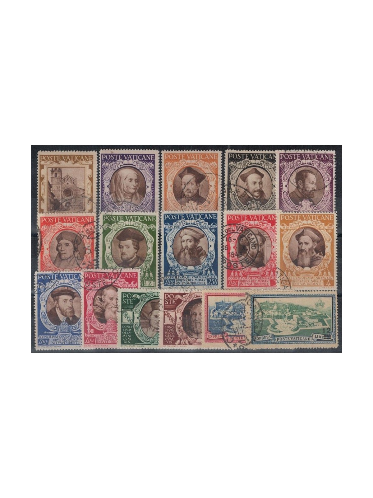 VATICANO 1946 Annata Completa 16v us