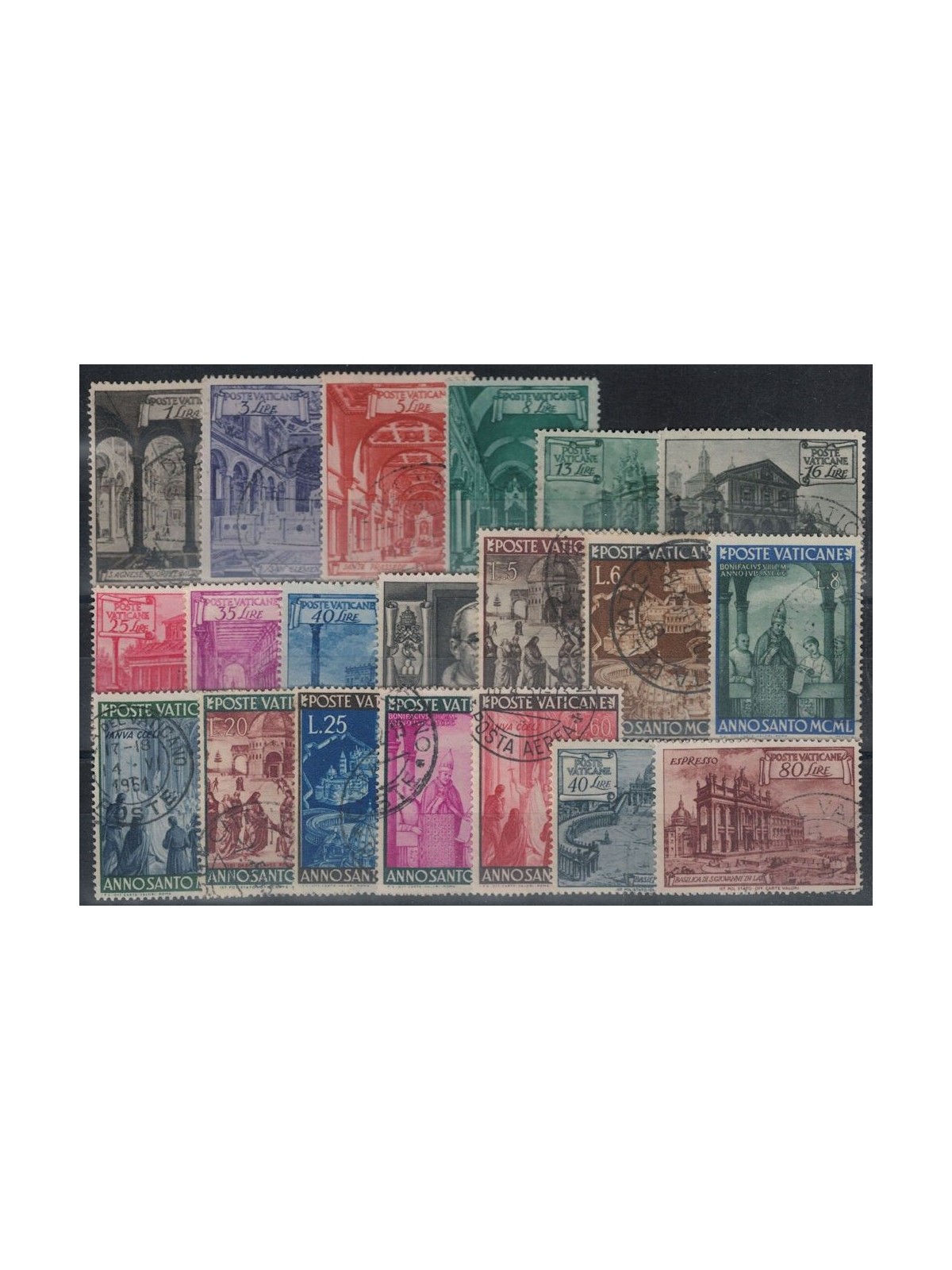 VATICANO 1949 Annata Completa 20v us