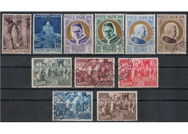 VATICAN 1951 Complete Year 11v us