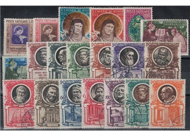 VATICAN 1953 Complete Year 20v us