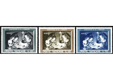 VATICAN 1960 Christmas 3v MH*
