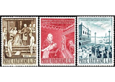 VATICANO 1960 Traslazione della salma di Pio X 3v MH*
