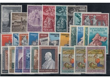 VATICANO 1961 Annata Completa 28v MH*