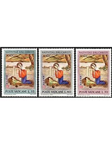 VATICANO 1961 Natale 3v MH*