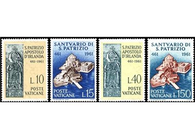 VATICANO 1961 San Patrizio 4v MH*
