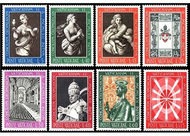 VATICANO 1962 Concilio Ecumenico 8v MH*
