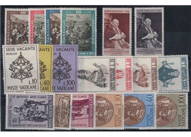 VATICANO 1963 Annata Completa 19v MH*