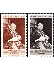 VATICAN 1963 Balzan Prize 2v MH*