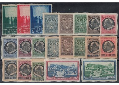 VATICANO 1945 Annata Completa 21v MH*