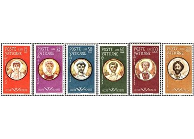 VATICAN 1959 Martyrs of the Valerian Persecutions 6v MH*
