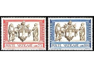 VATICANO 1960 Opere di Misericordia, espressi 2v MNH**