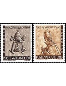 VATICAN 1966 The work of man, expressed 2v MNH**
