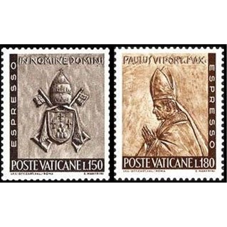 VATICANO 1966 Il lavoro dell'uomo, espressi 2v MNH**
