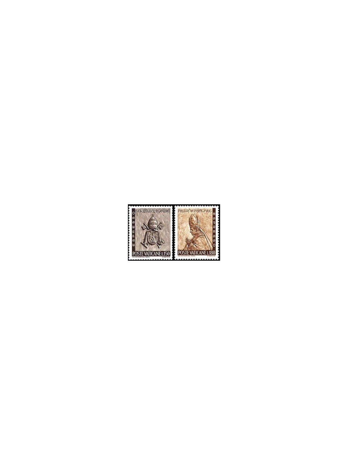 VATICAN 1966 The work of man, expressed 2v MNH**