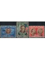 SAN MARINO 1947 Roosevelt overprinted (airmail) 3v us