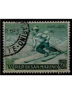 SAN MARINO 1953 Sport, sciatrice us
